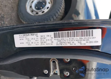 2012 Ram 1500 St z USA, uszkodzony, nr VIN 1C6RD7FP6CS179833